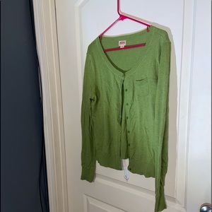 Mossimo / Long sleeve cardigan / green / XL